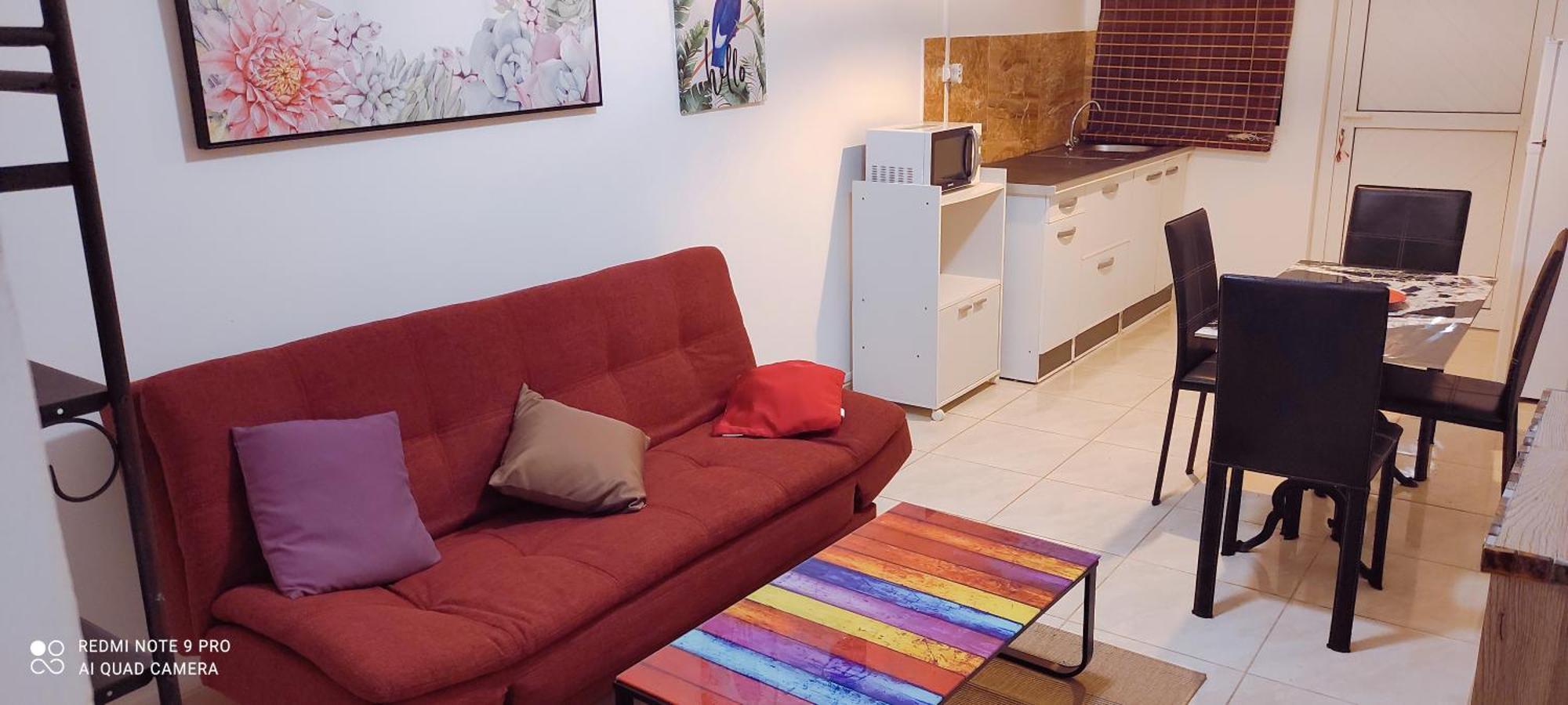 Logement Cosy Cadre Tropical, Arbres Fruitiers Apartment Лес Абимес Екстериор снимка